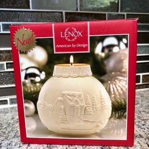 New in box Lenox Winter Wonderland Votive